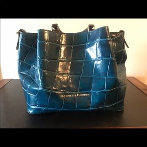 Dooney & Burke croc pocket book